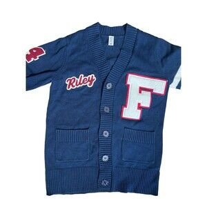 Fresno Bulldog Letterman Cardigan Hip Hop 50s Shop Sz L